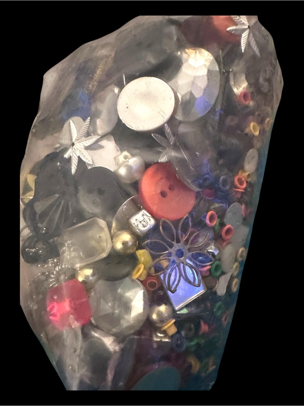 Crafters Mix Beads,Buttons & More